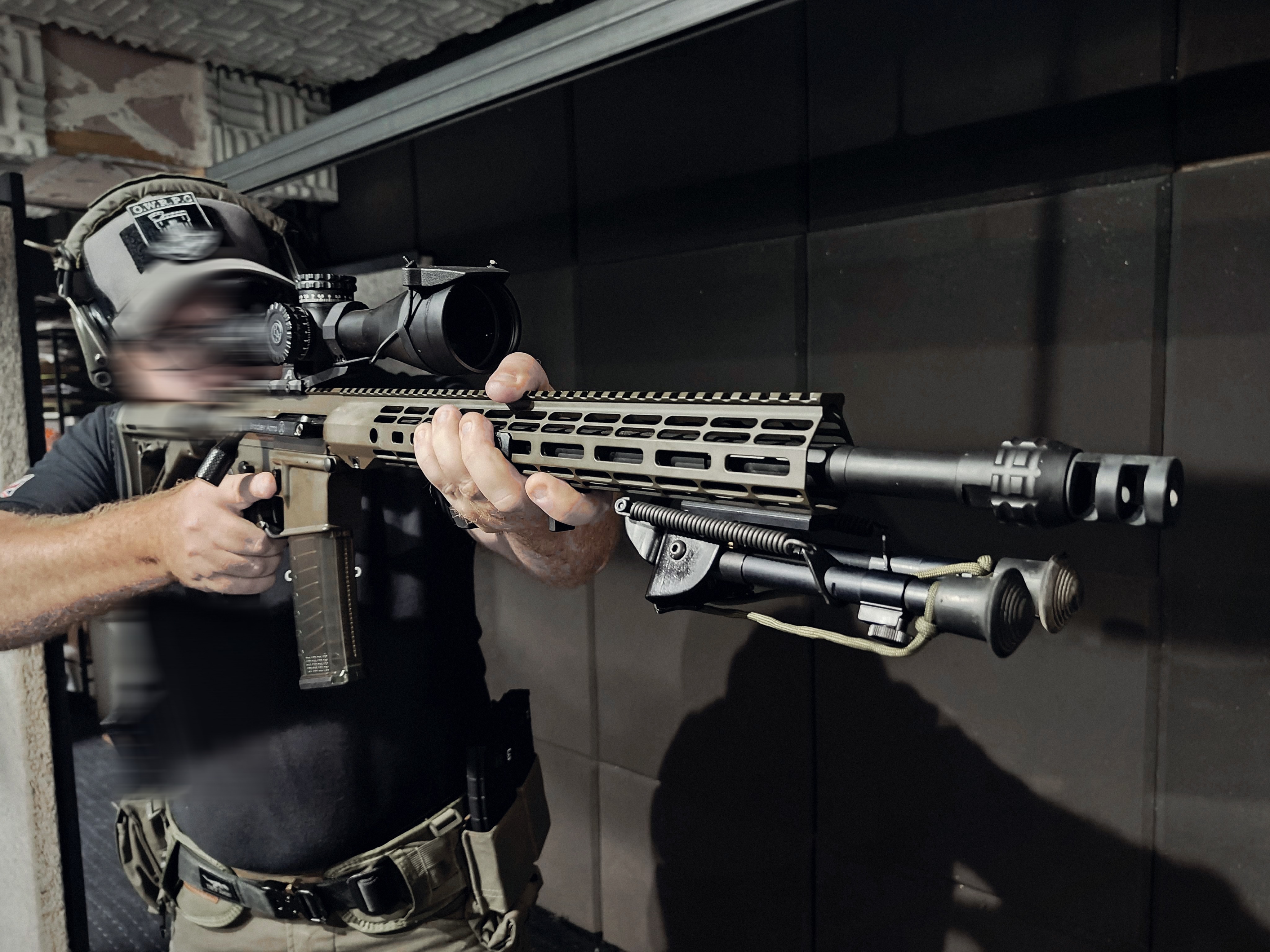 Operator on the range